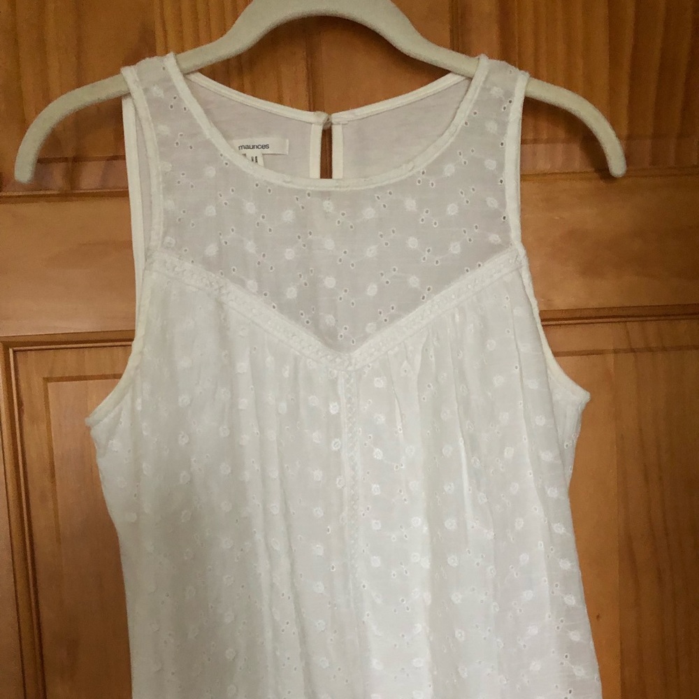 By Maurice’s, tank top, ivory